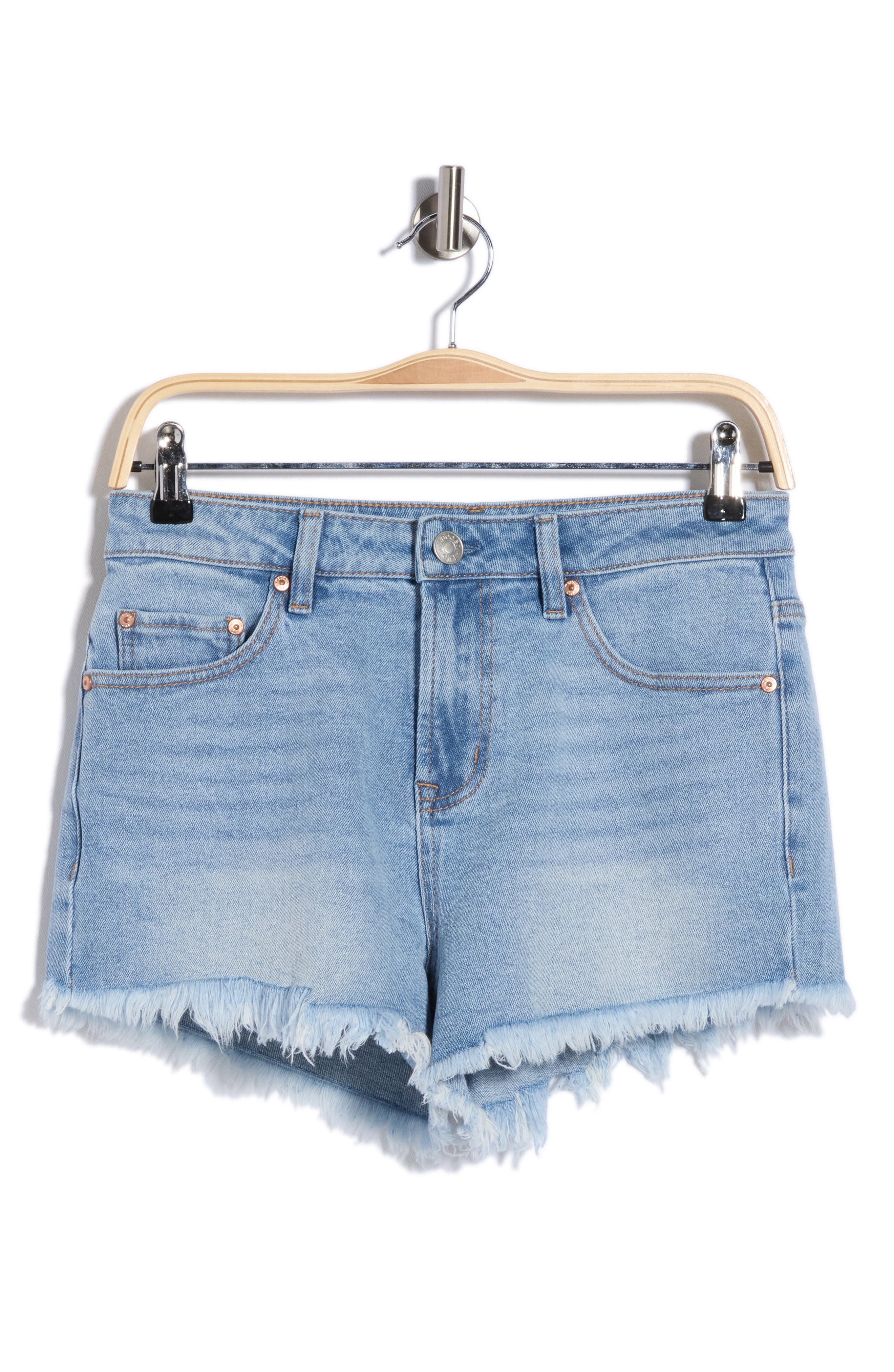 Frayed Hem Cutoff Shorts