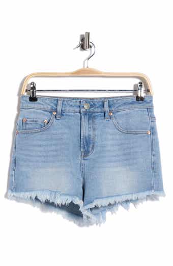 Frayed Hem Cutoff Shorts