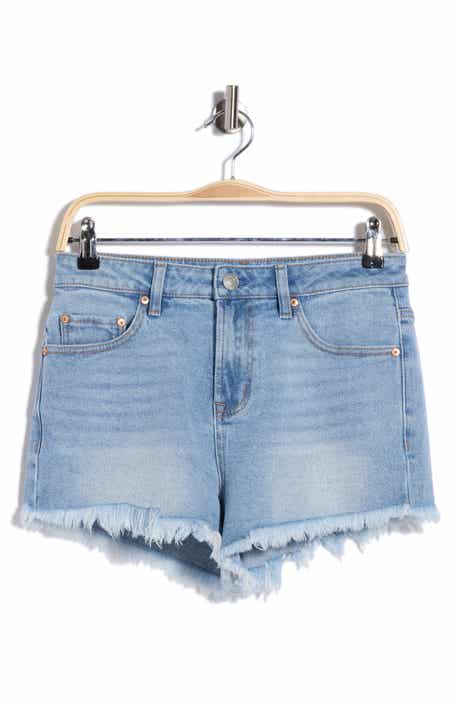 Frayed Hem Cutoff Shorts