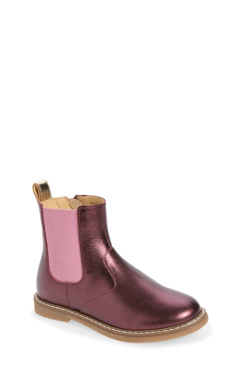 Kids' Leather Chelsea Boot
