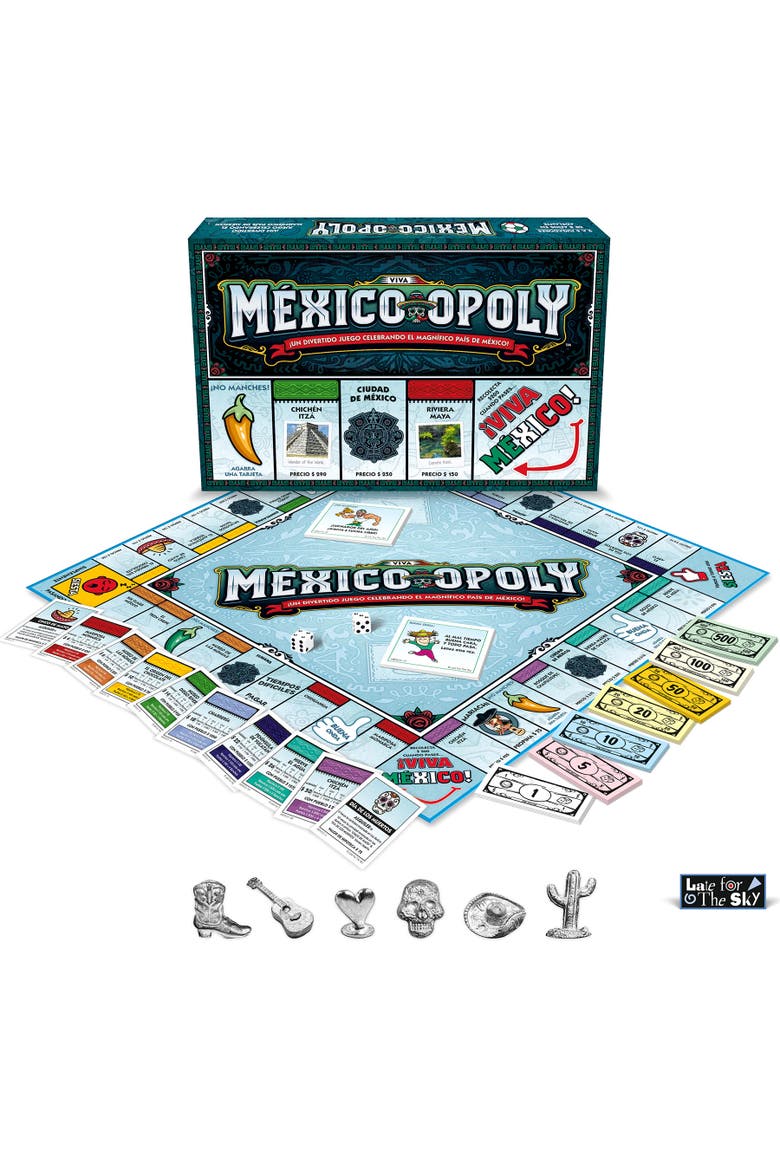 Mexicoopoly Monopoly Board Game, Main, color, Multicolored