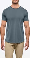 Cuts AO Curve Hem Cotton Blend T-Shirt