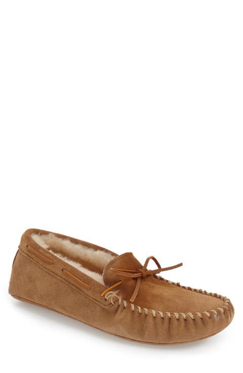 Genuine Shearling Lined Slipper (Men)