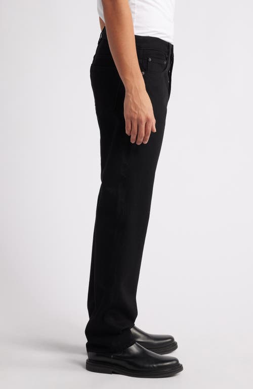 Frame Modern Slim Straight-leg Woven Trousers In Black