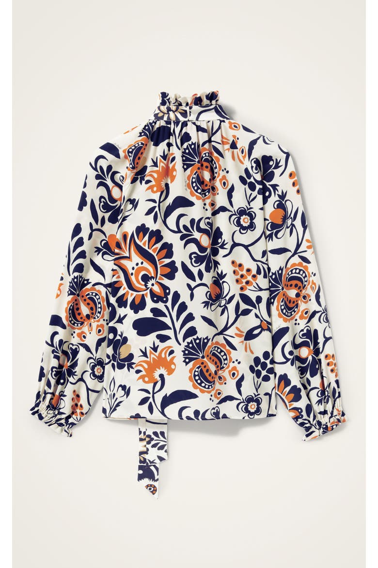 Cerere Blouse, Alternate, color, Selva White