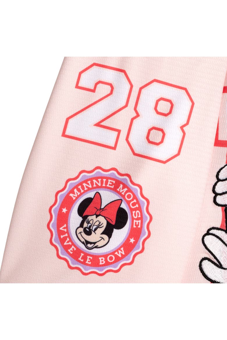 Minnie Mouse Athletic Hockey Jersey, Alternate, color, Pink White Minnie