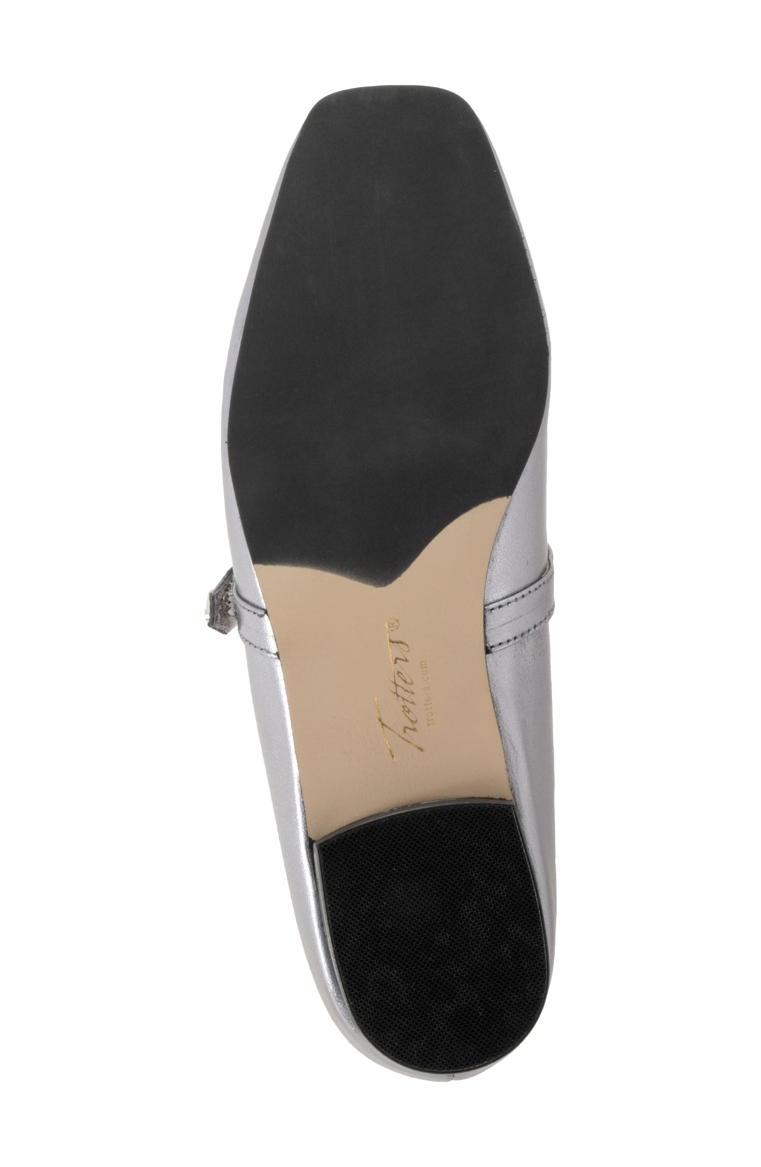Trotters Hazel Mary Jane Flat - Multiple Widths Available, Alternate, color, Pewter