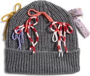 YanYan Frosty Merino Wool Blend Beanie