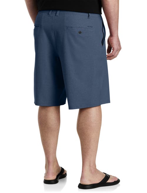O'neill Big & Tall Reserve Light Check Hybrid Shorts In Navy