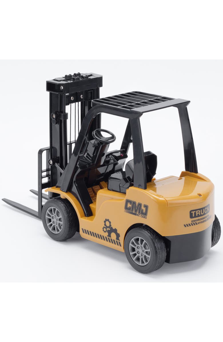 CMJ RC Cars Forklift Truck 1/16 Scale Remote Control Vehicle, Alternate, color, Multicolored