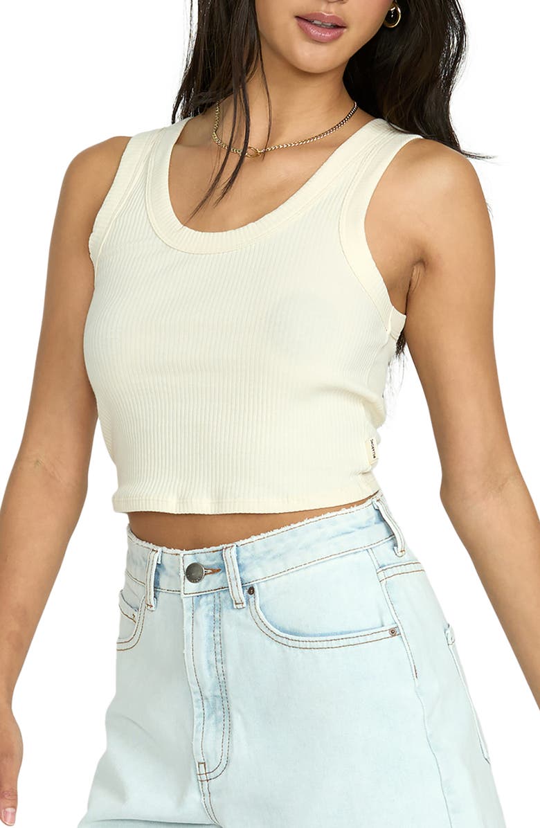 Billabong Riley High Waist Cutoff Denim Shorts, Alternate, color, Acid Wash