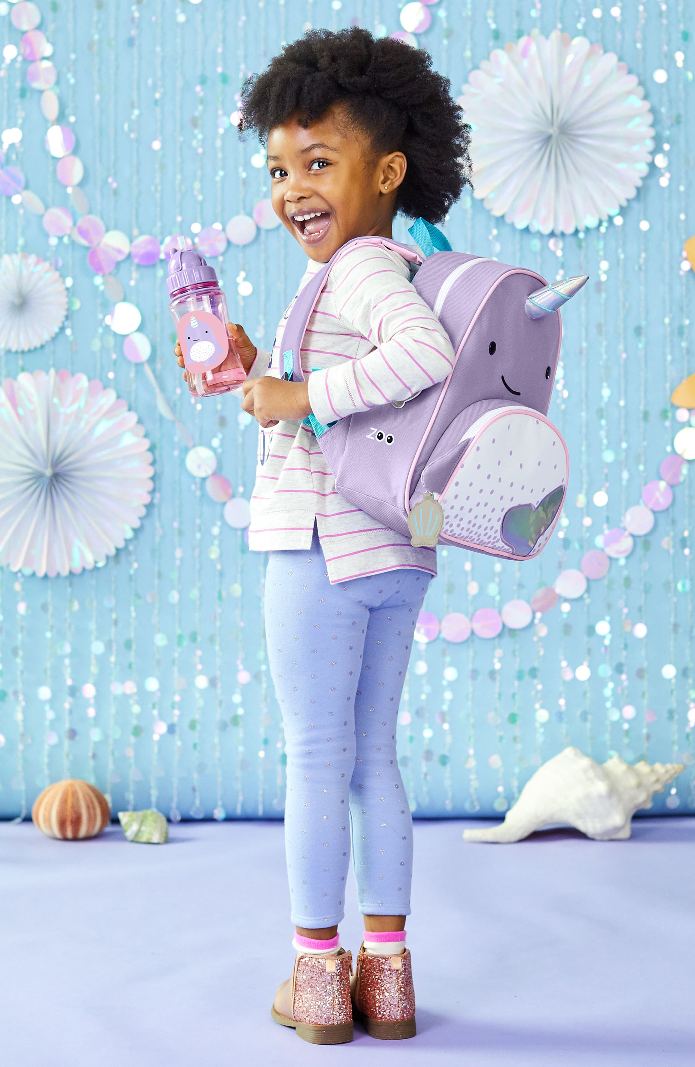 Skip Hop Zoo Narwhal Backpack, Alternate, color, 