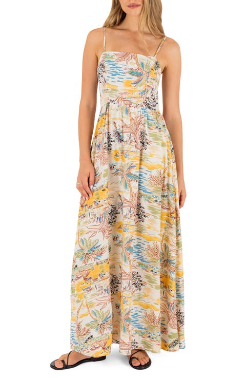 Safari Scenic Sleeveless Maxi Dress