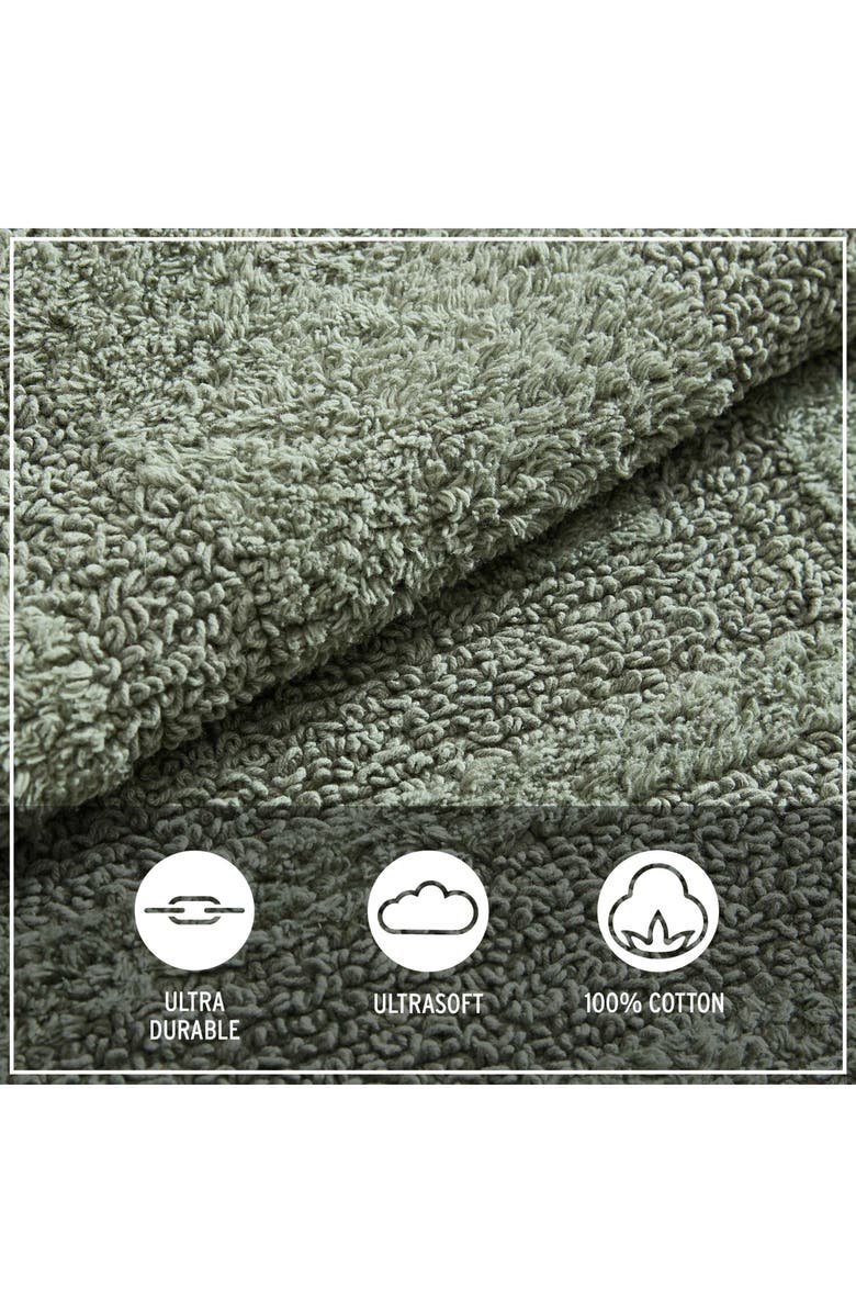 Eddie Bauer Logan Reversible Bath Mat Set, Alternate, color, Green