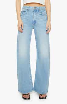 MOTHER Lil' Lasso Sneak Wide Leg Jeans