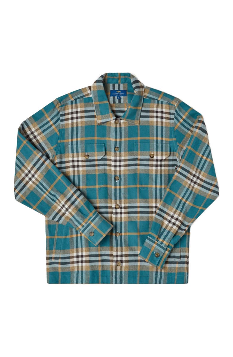 Robert Talbott Adams Shirt Jacket, Alternate, color, Teal Multi
