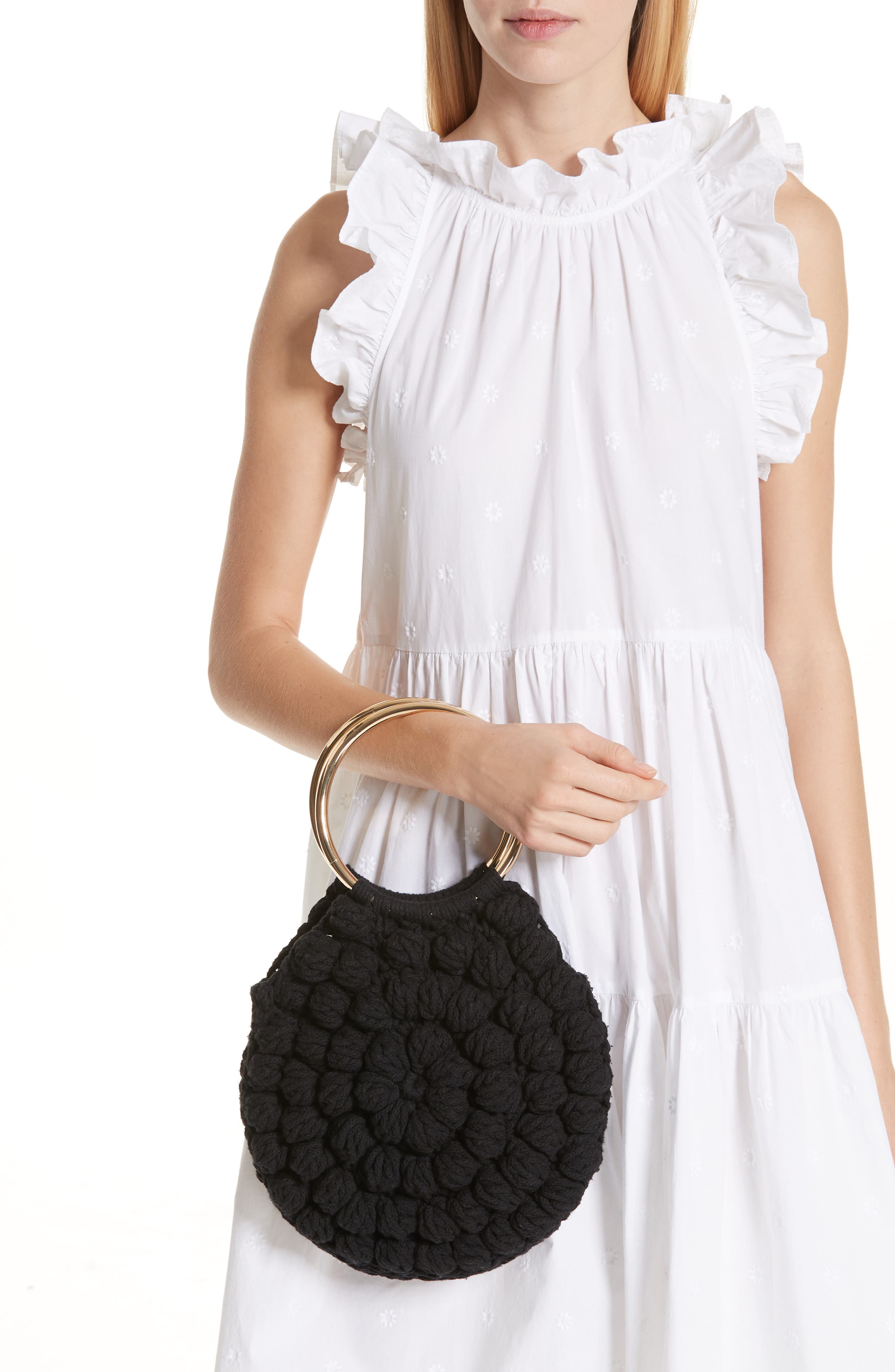 Ulla Johnson Lia Ring Handle Tote, Alternate, color, 