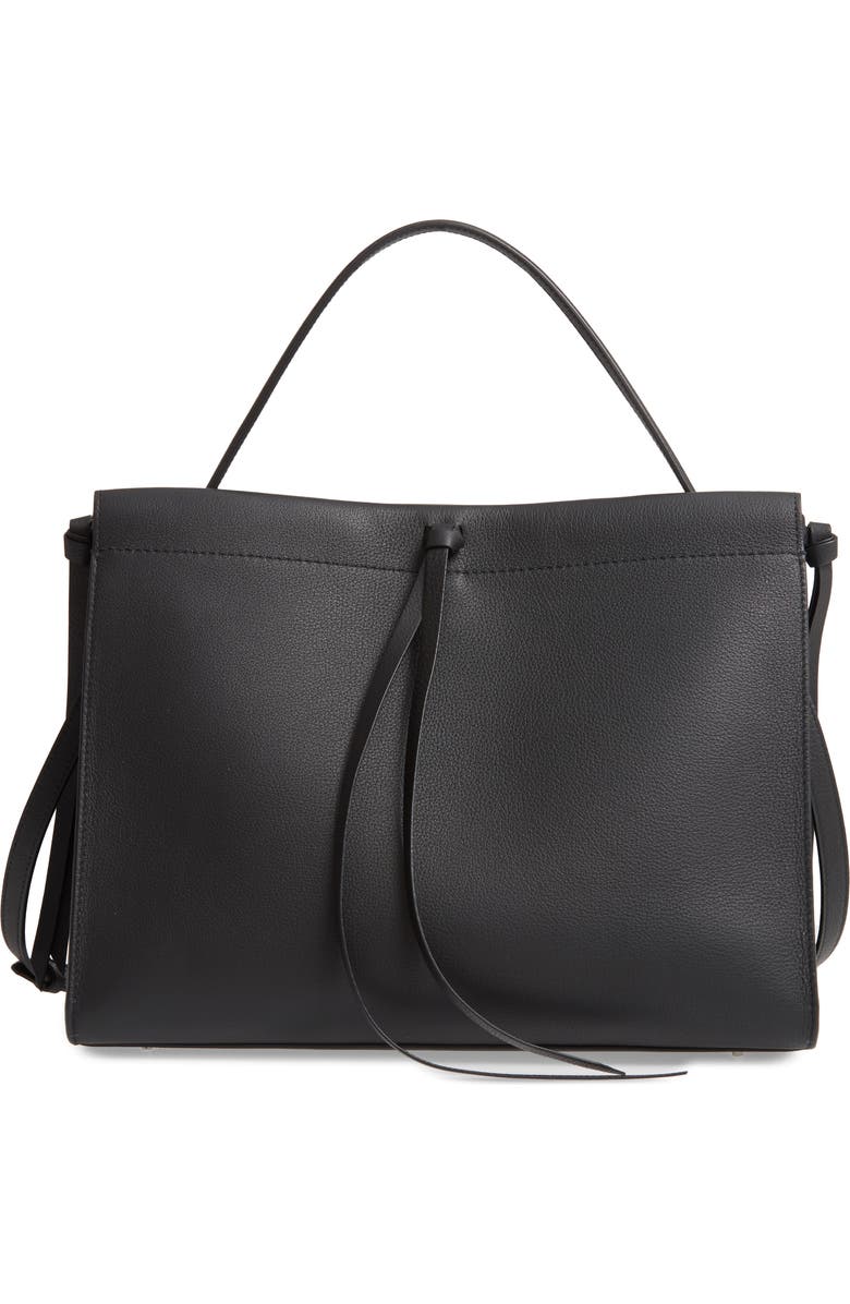 BOSS Katlin Small Leather Tote, Main, color,