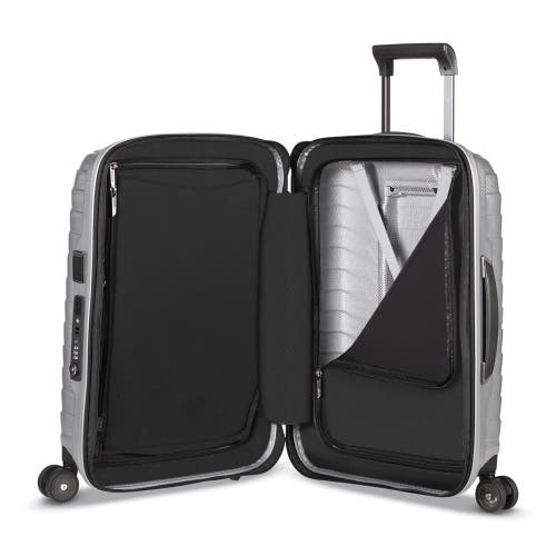 Samsonite Proxis Global Carry-on Hardside Tsa Friendly Spinner In Silver