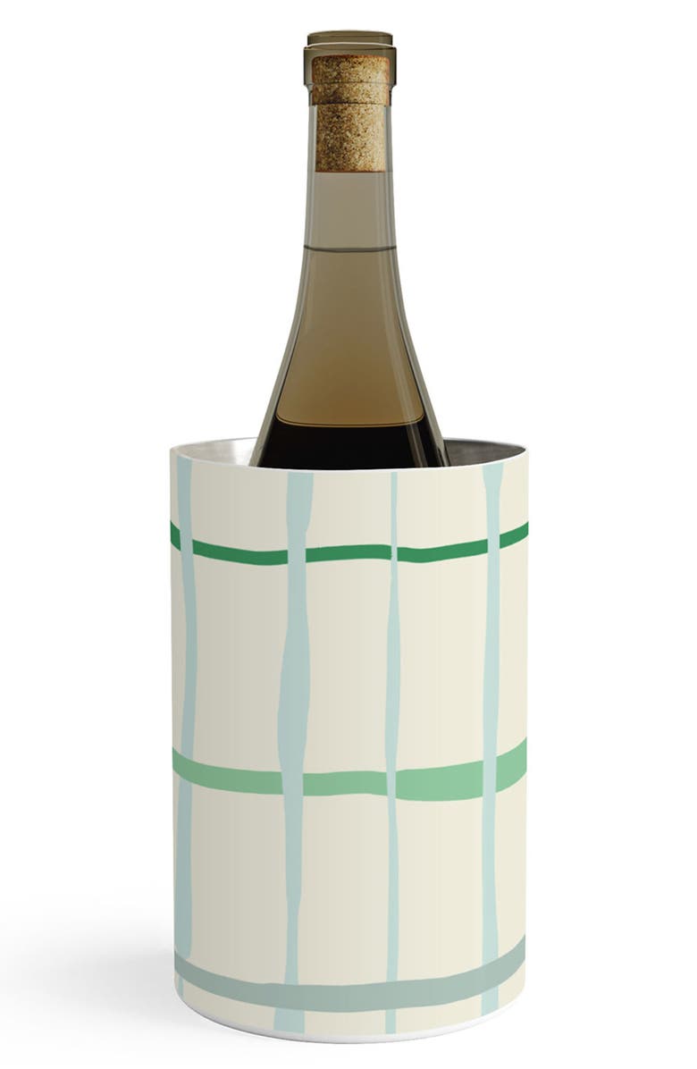 Deny Designs Summer Lines Wine Chiller, Main, color, Cream