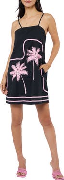 CIEBON Dewa Embroidered Trapeze Dress