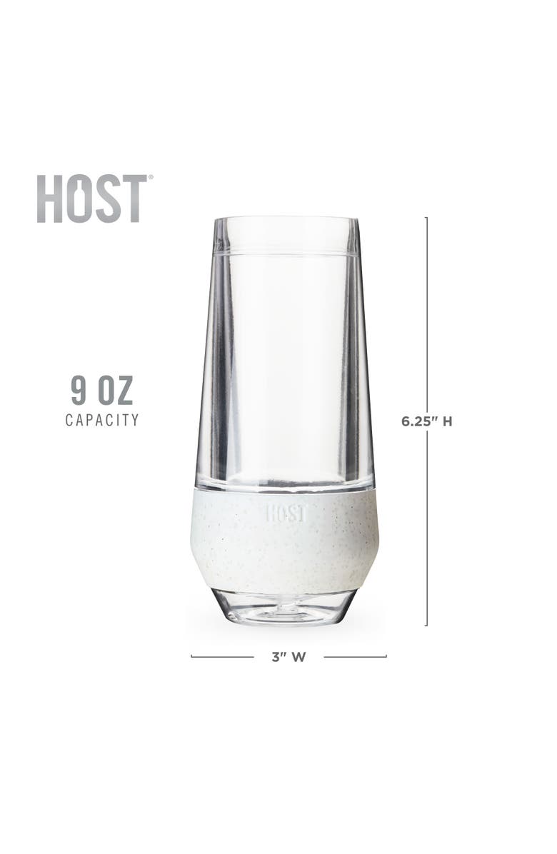 HOST Champagne FREEZE Cooling Cup Set of 4, Alternate, color, Glitter