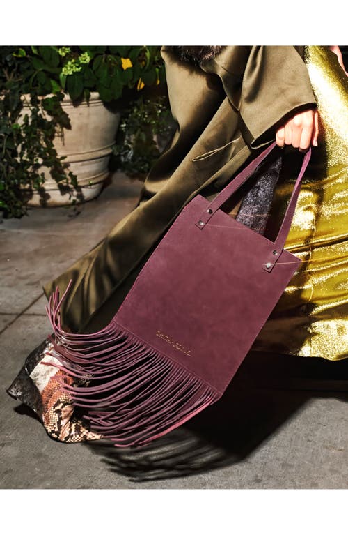 CYNTHIA ROWLEY CYNTHIA ROWLEY FELICITY FRINGE SUEDE TOTE