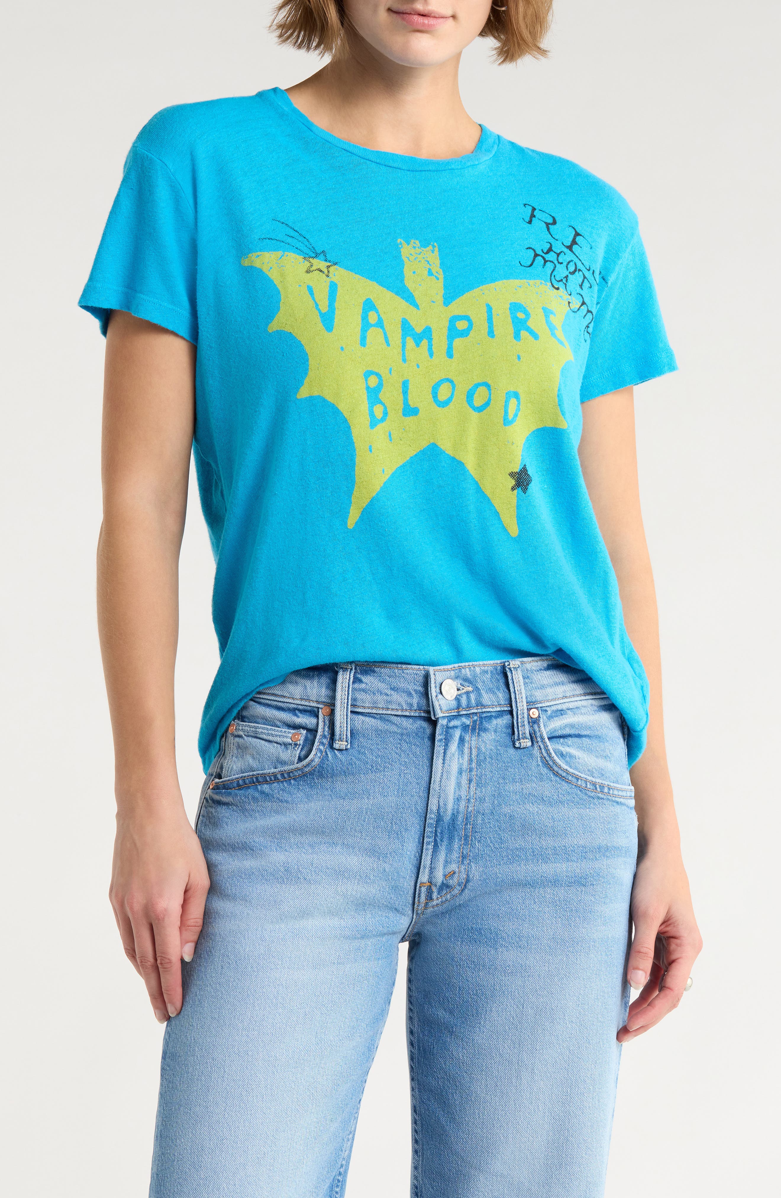 MOTHER The Sinful Short Sleeve Graphic T-Shirt