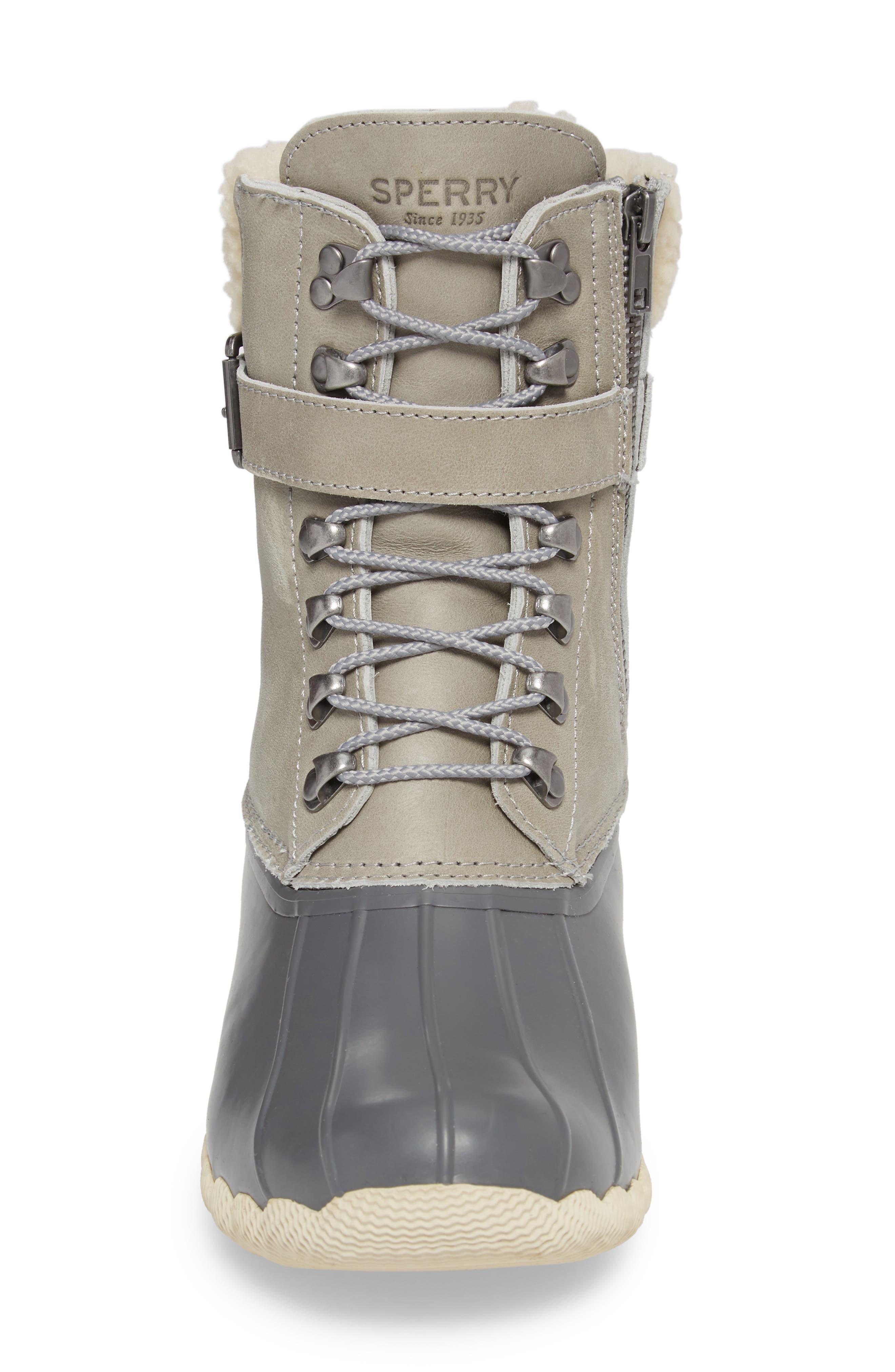 Sperry Shearwater Water-Resistant Boot, Alternate, color, LIGHT GREY