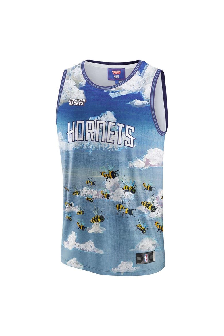 Unisex NBA & KidSuper Studios by Fanatics Blue Charlotte Hornets Hometown Jersey, Alternate, color, Blue