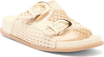Sensa Woven Double Strap Slide Sandal