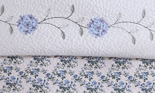 Beatrice Home Fashions Carnation Embossed Bedspread