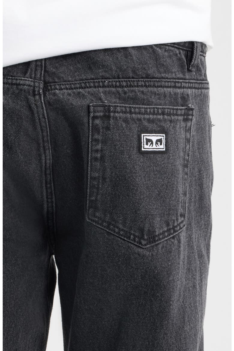 Boxcar Straight Leg Jeans, Alternate, color, FADED BLACK