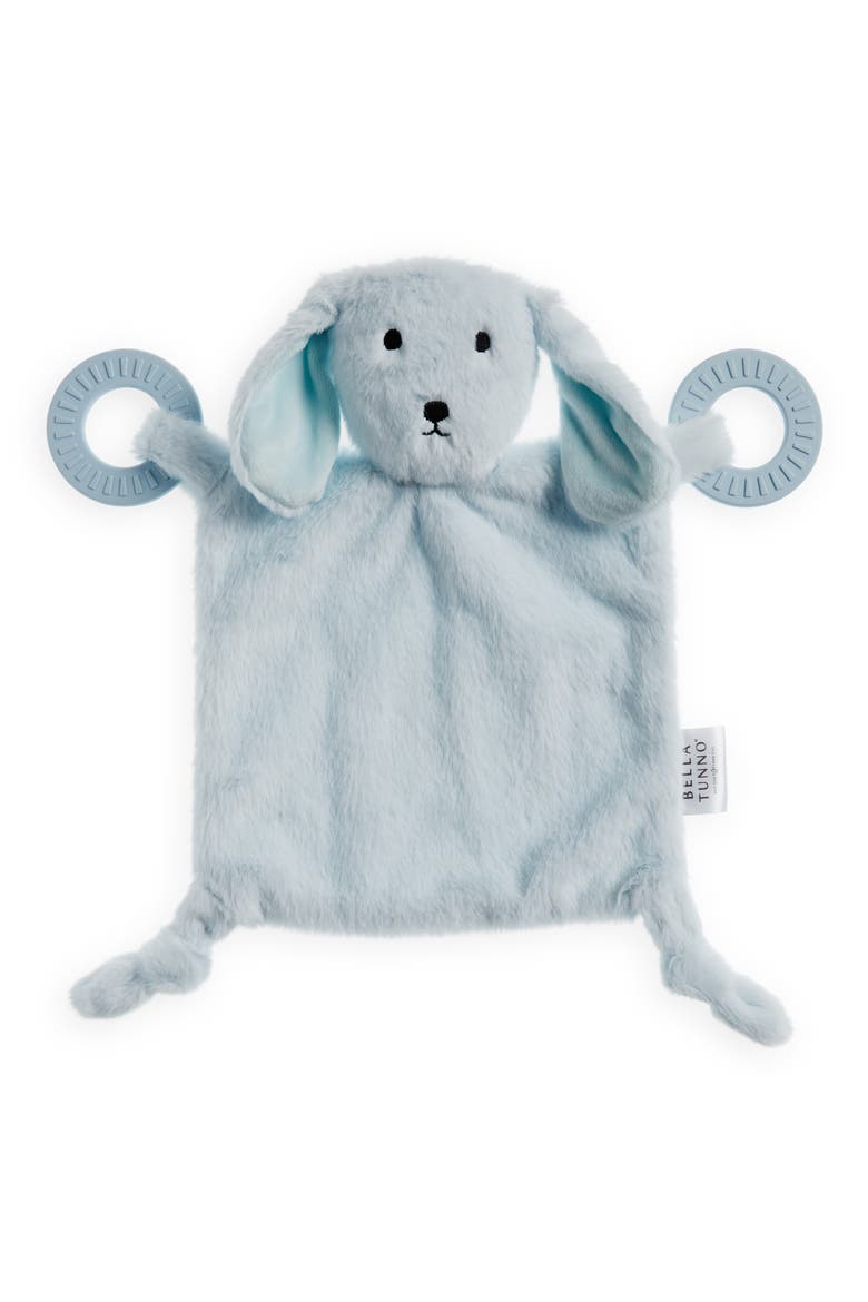 Dog Lovey Teething Toy, Main, color, SKY BLUE