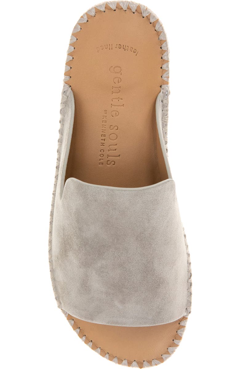 Gentle Souls Leilani Slide Sandal, Alternate, color, Dark Taupe Suede