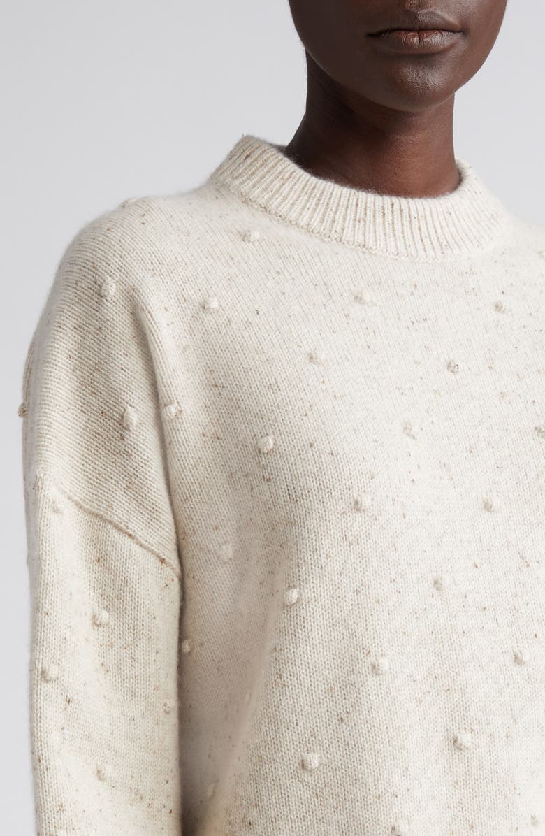 Altuzarra Melville Mélange Bobble Cashmere Sweater, Alternate, color, 