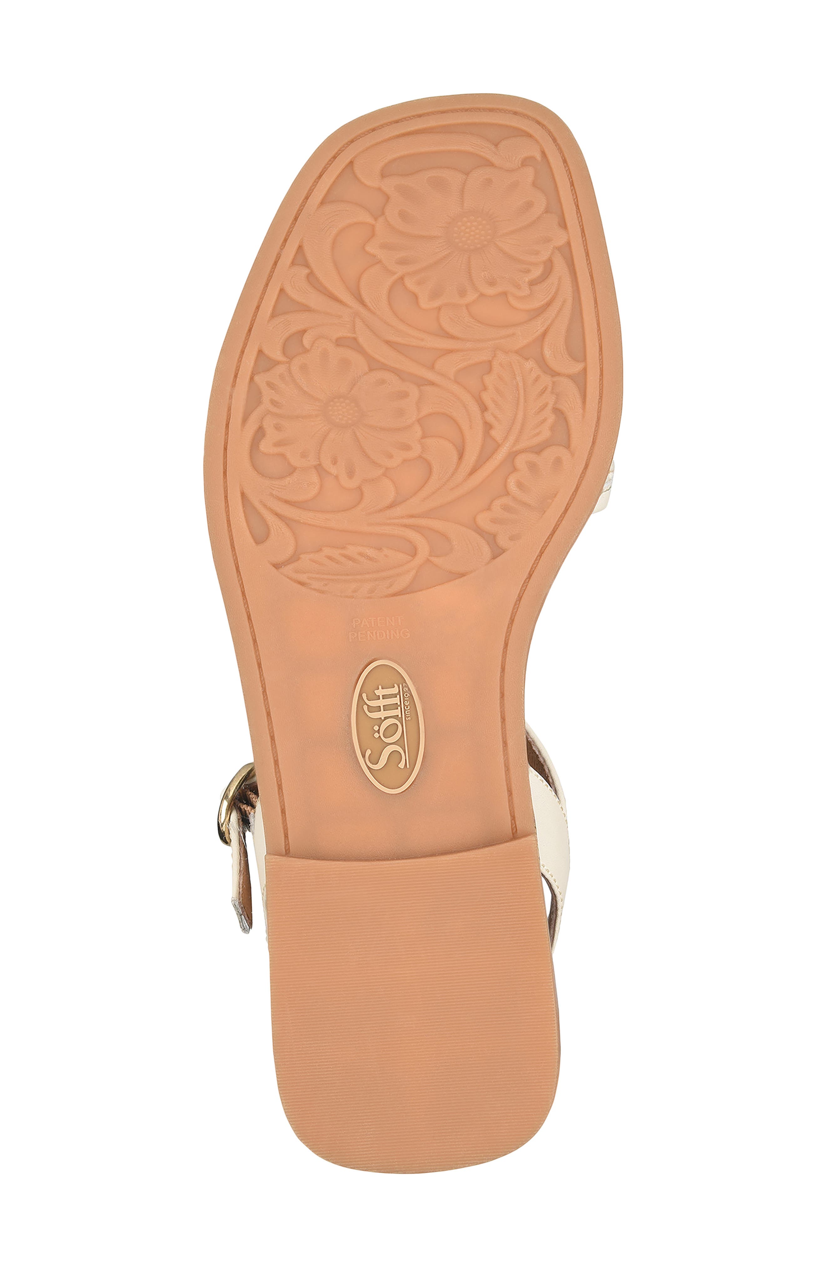 Söfft Elrose Sandal, Alternate, color, Off White