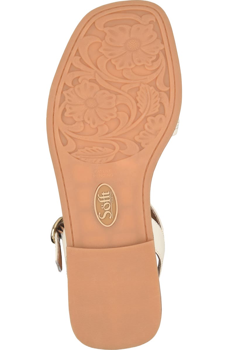 Söfft Elrose Sandal, Alternate, color, Off White