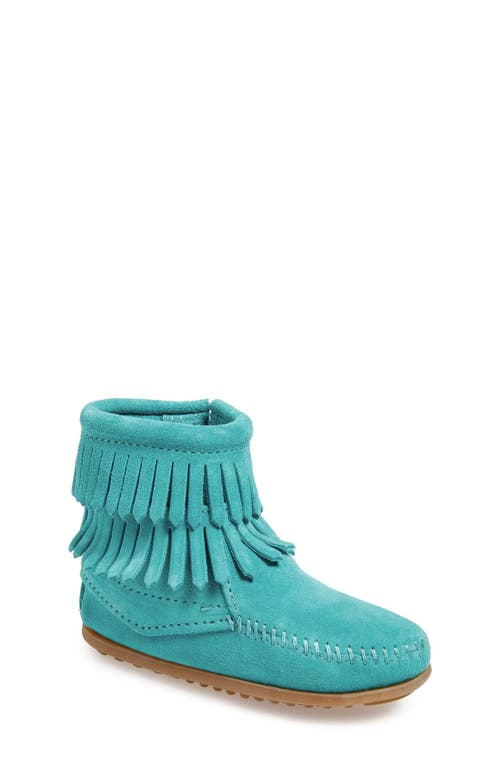 Minnetonka 'Double Fringe' Boot in Turquoise  product