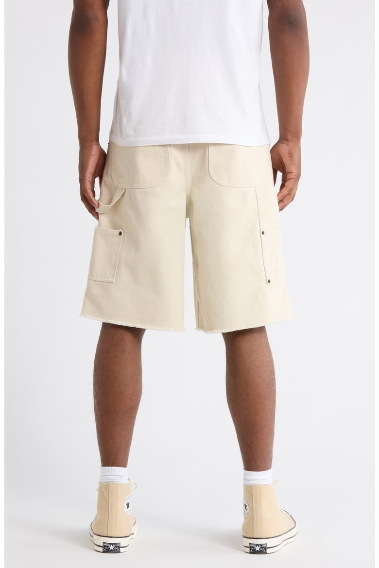 88 Cotton Blend Carpenter Shorts, Alternate, color, BONE