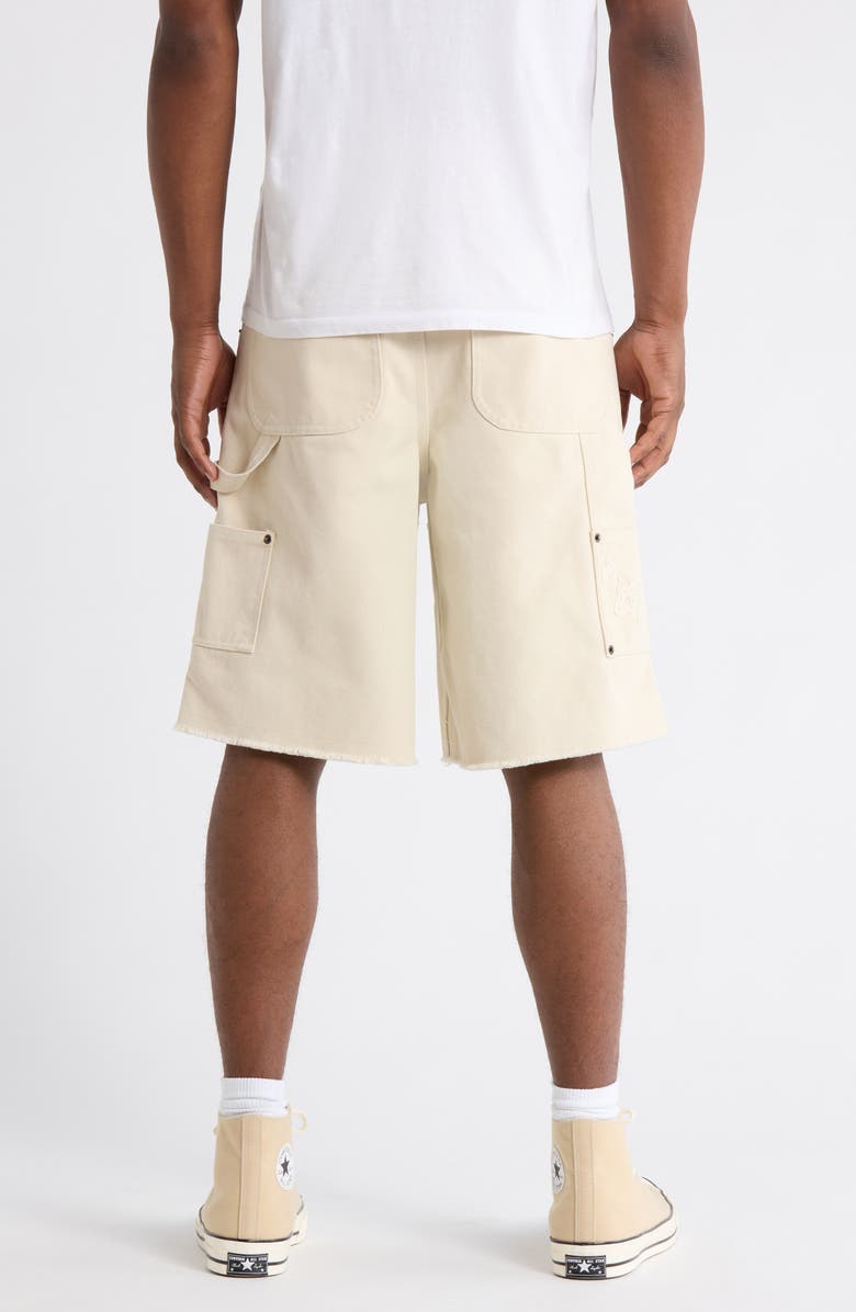 HONOR THE GIFT 88 Cotton Blend Carpenter Shorts, Alternate, color, Bone