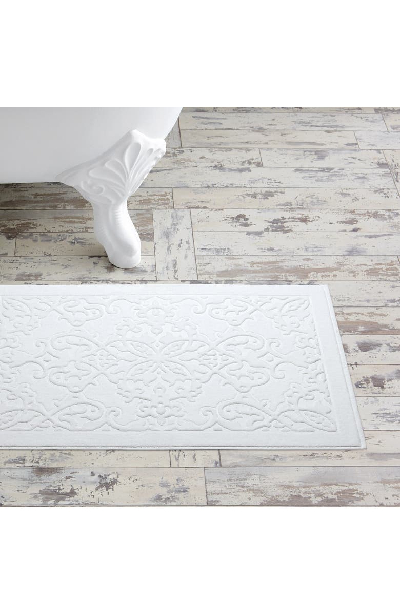 Togas Thira Bath mat, Alternate, color, White