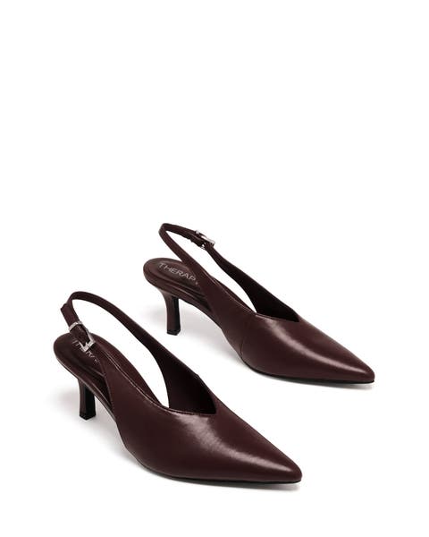 Jacs Slingback Pointed Toe Pumps