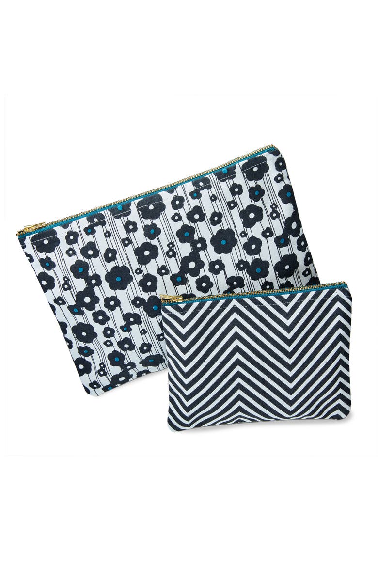 You Got This Pouch S/2 Teal Cotton Everyday, Main, color, Teal