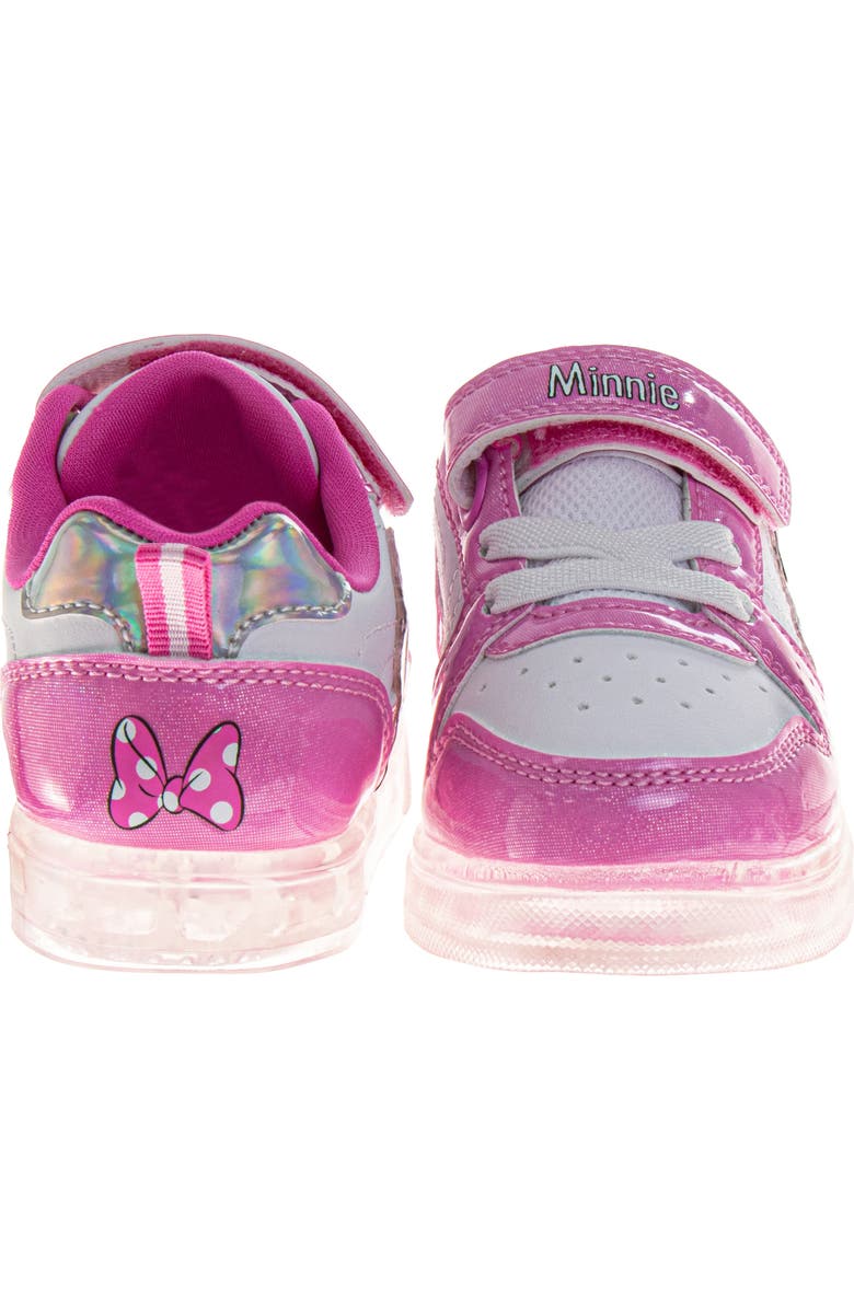 JOSMO Kids' x Disney Minnie Mouse Light-Up Sneaker, Alternate, color, Pink White