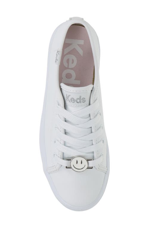 Shop Keds ® Kids' Triple Up Charms Platform Sneaker In White