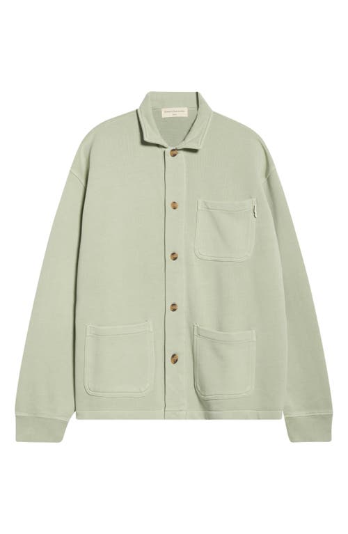 Museum Of Peace And Quiet Museum Of Peace & Quiet Wordmark Terry Chore Coat In Green