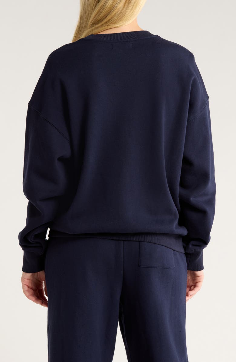 PacSun 3 Stars Cotton Blend Sweatshirt, Alternate, color, Navy