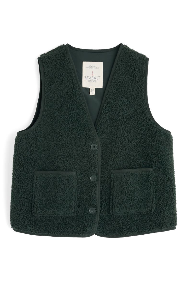Well Wisher Fleece Vest, Alternate, color, COPPICE