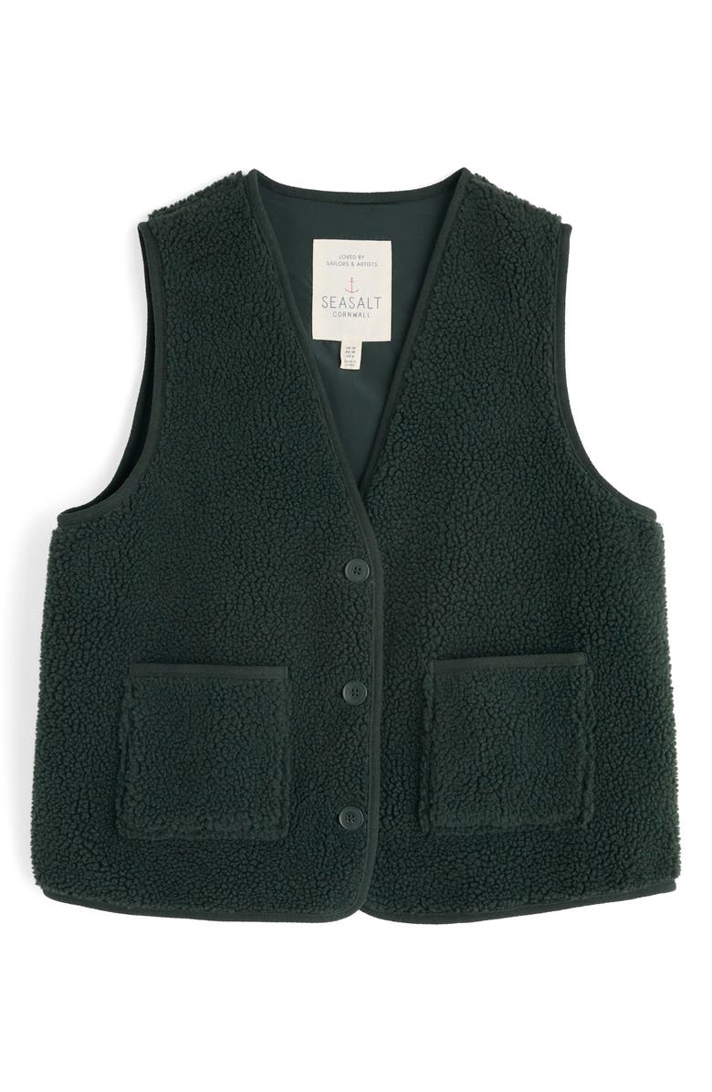 Seasalt Cornwall Well Wisher Fleece Vest, Main, color, Coppice